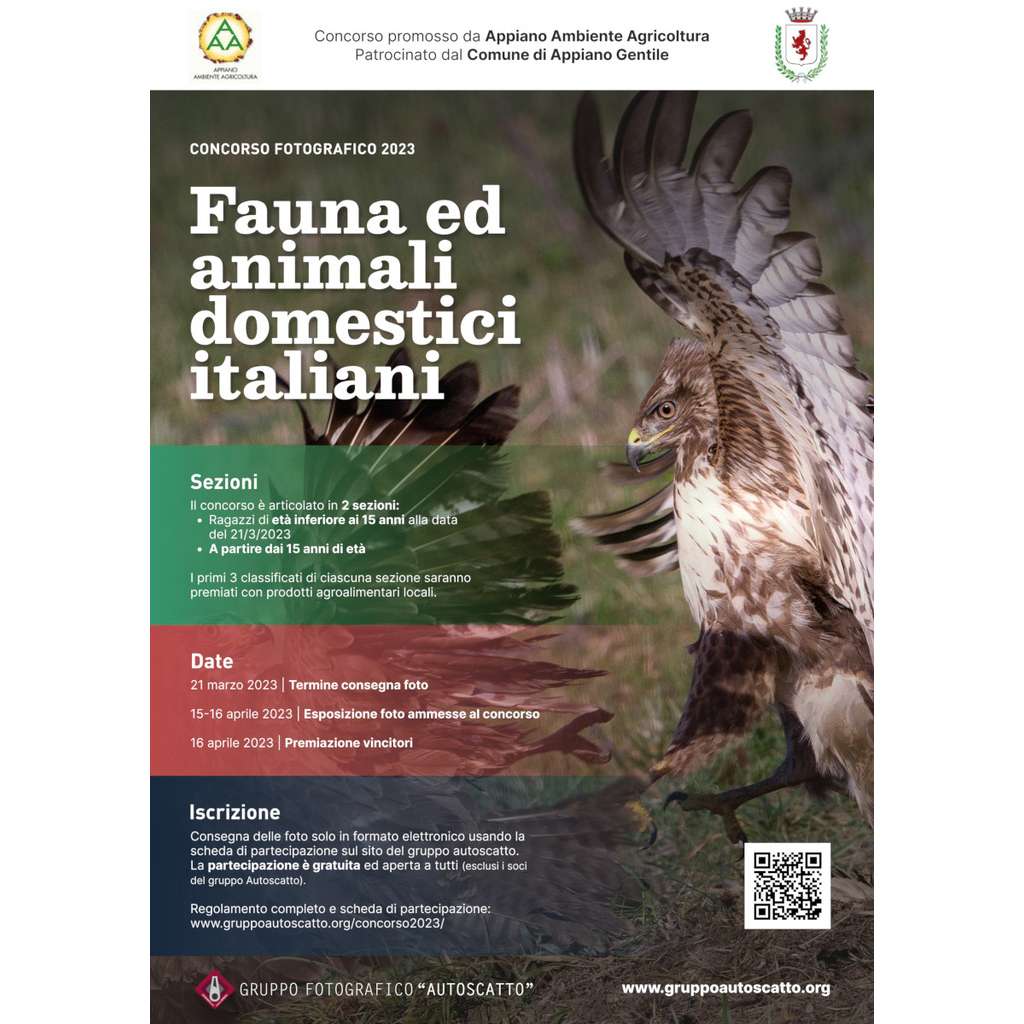 Fauna e animali domestici italiani  -concorsi fotografici
